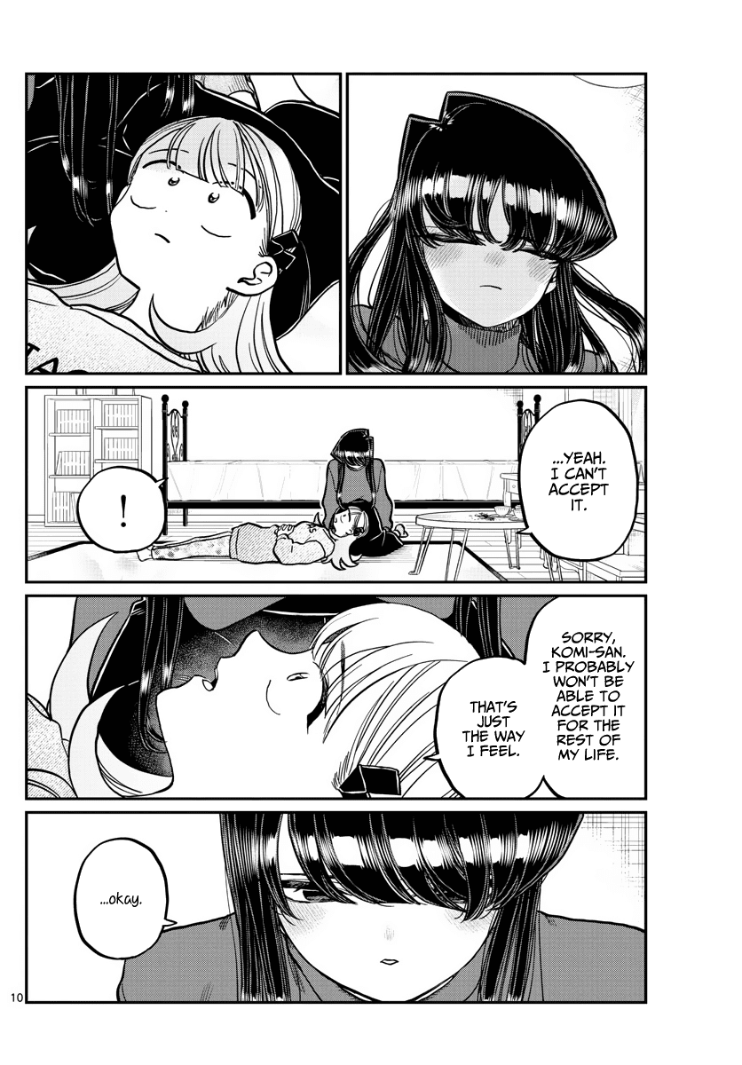 Komi-san wa Komyushou Desu Chapter 312 page 10 - Chapter 312: I Cannot Accept
