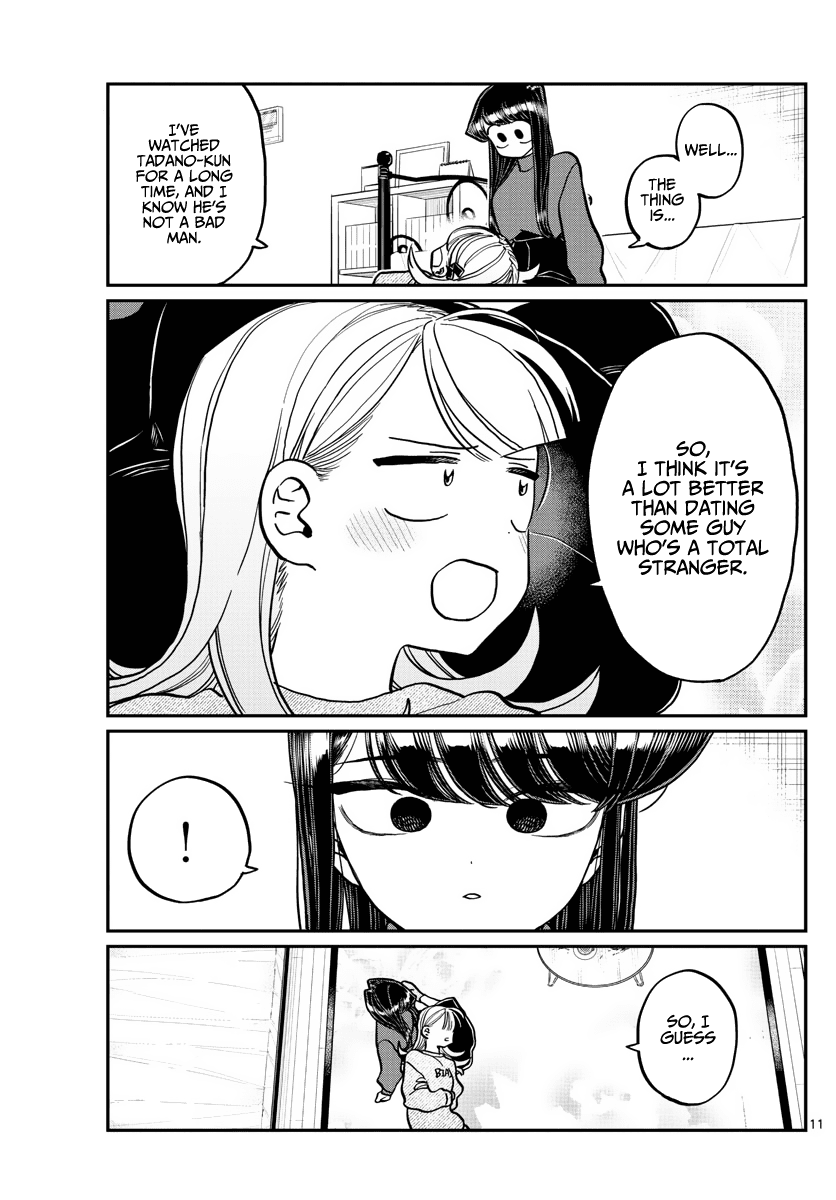 Komi-san wa Komyushou Desu Chapter 312 page 11 - Chapter 312: I Cannot Accept