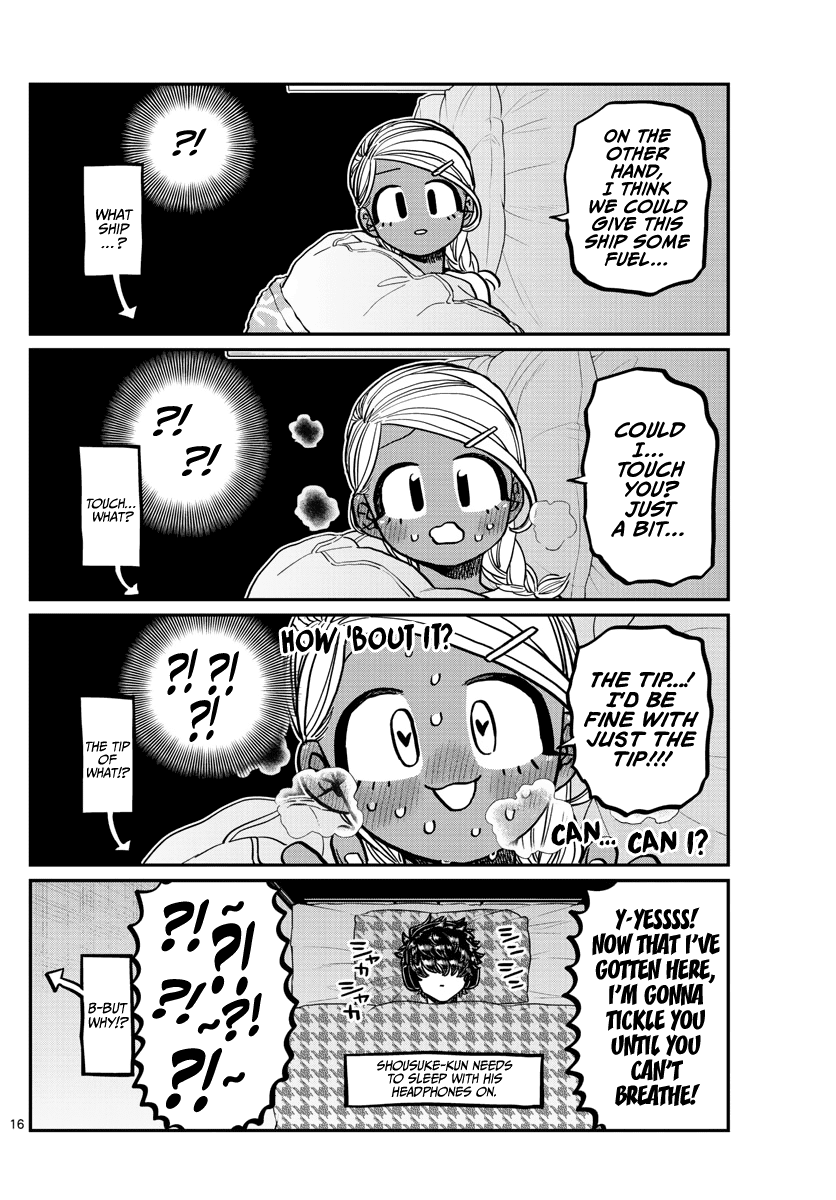 Komi-san wa Komyushou Desu Chapter 313 page 16 - Chapter 313: Sleepover 2