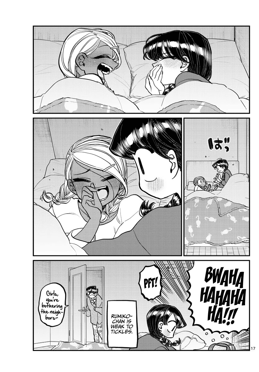 Komi-san wa Komyushou Desu Chapter 313 page 17 - Chapter 313: Sleepover 2