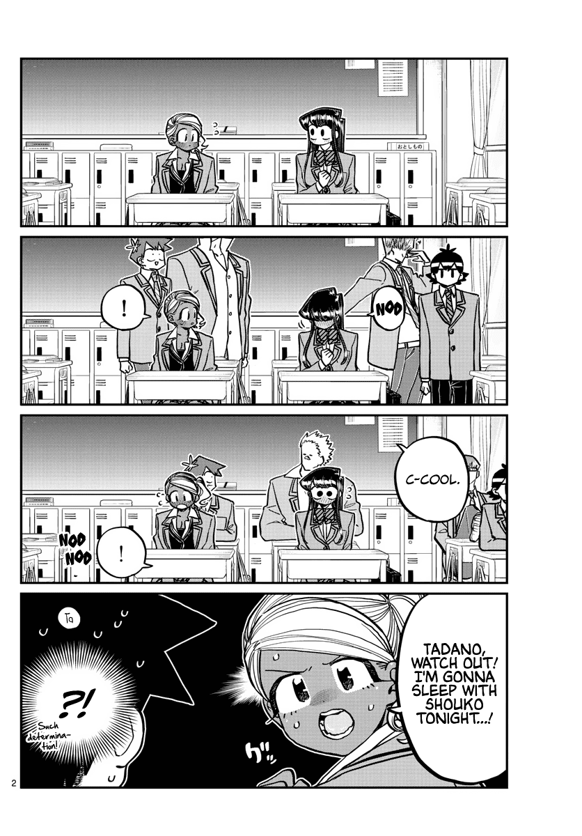 Komi-san wa Komyushou Desu Chapter 313 page 2 - Chapter 313: Sleepover 2