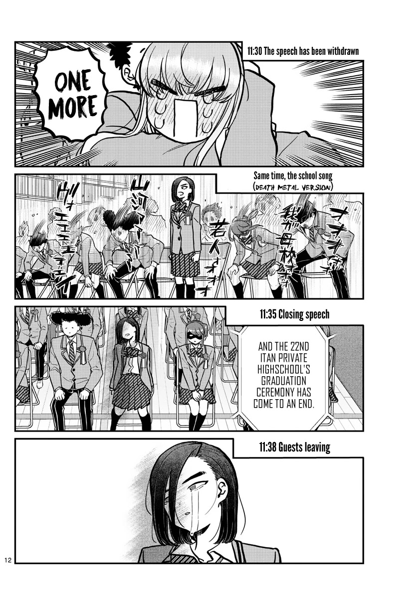 Komi-san wa Komyushou Desu Chapter 315 page 12 - Chapter 315: Congratulations on Graduating