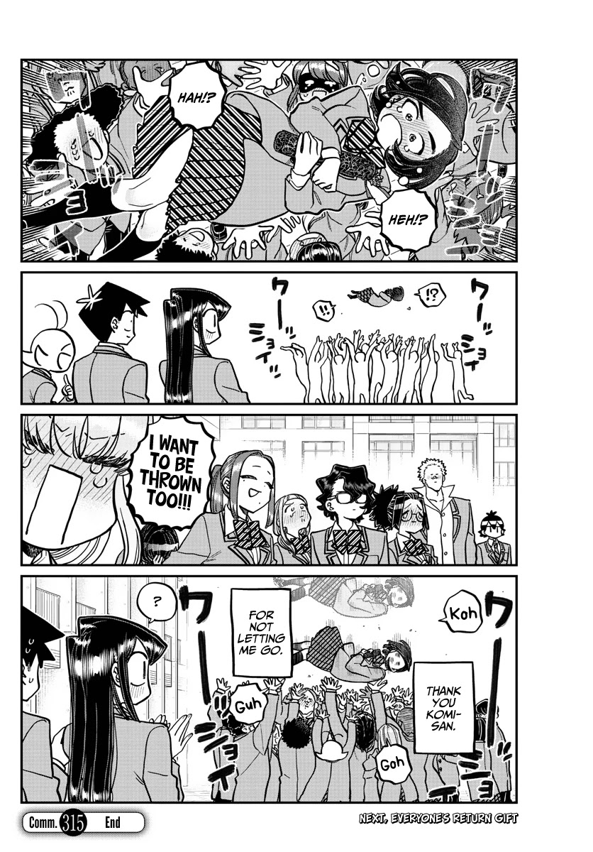 Komi-san wa Komyushou Desu Chapter 315 page 18 - Chapter 315: Congratulations on Graduating