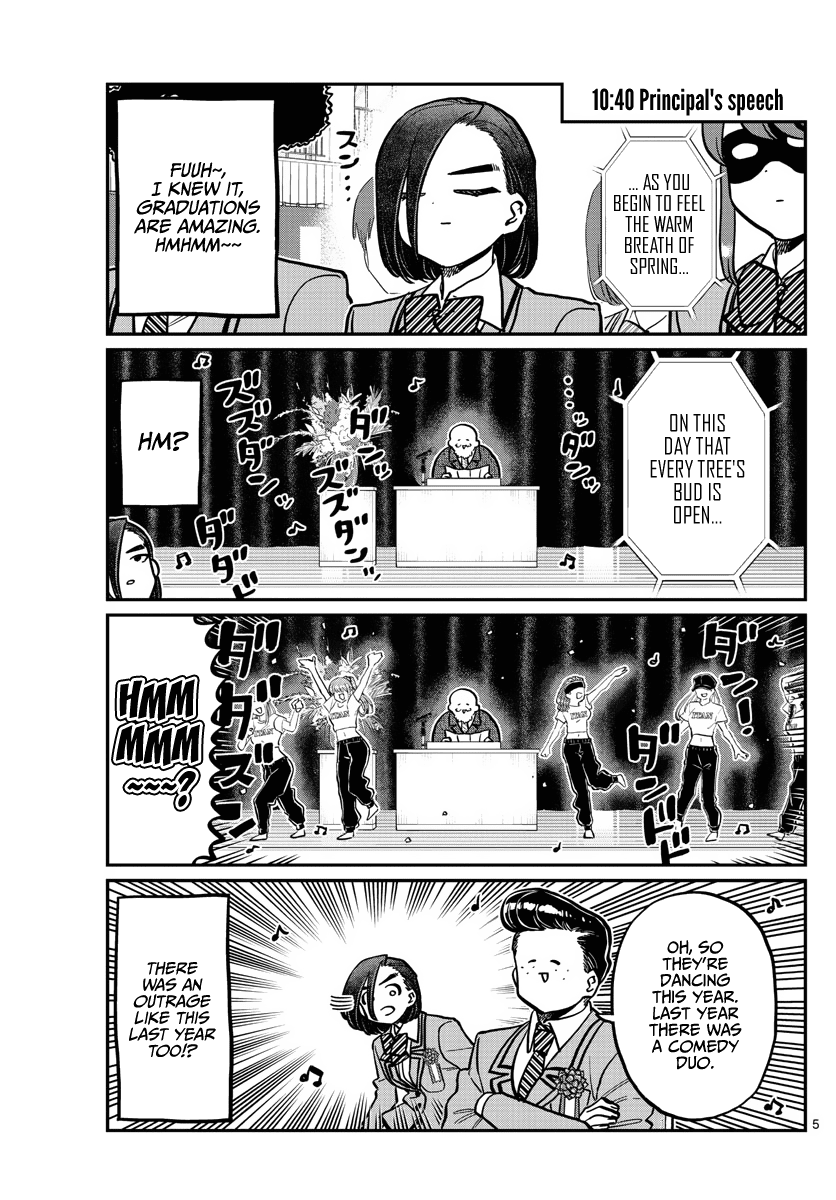 Komi-san wa Komyushou Desu Chapter 315 page 5 - Chapter 315: Congratulations on Graduating