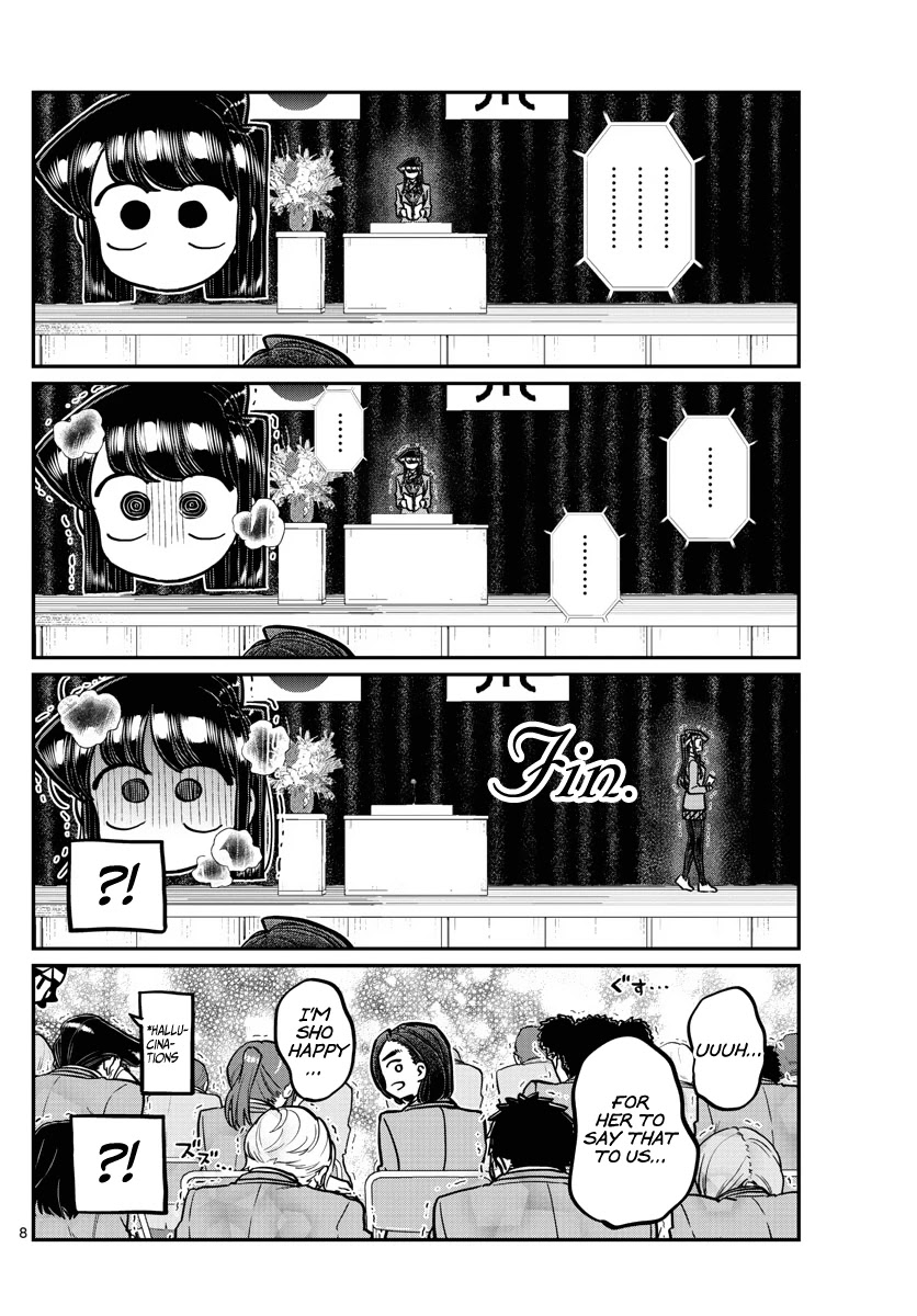 Komi-san wa Komyushou Desu Chapter 315 page 8 - Chapter 315: Congratulations on Graduating
