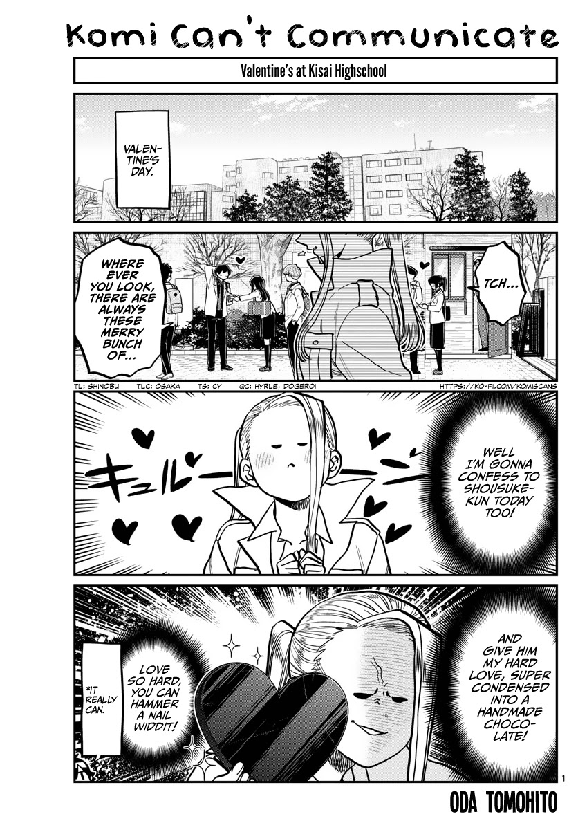 Komi-san wa Komyushou Desu Chapter 316 page 1 - Chapter 316: Everyone's White Day
