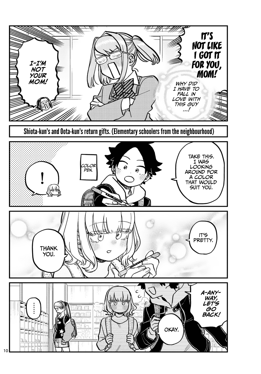 Komi-san wa Komyushou Desu Chapter 316 page 10 - Chapter 316: Everyone's White Day