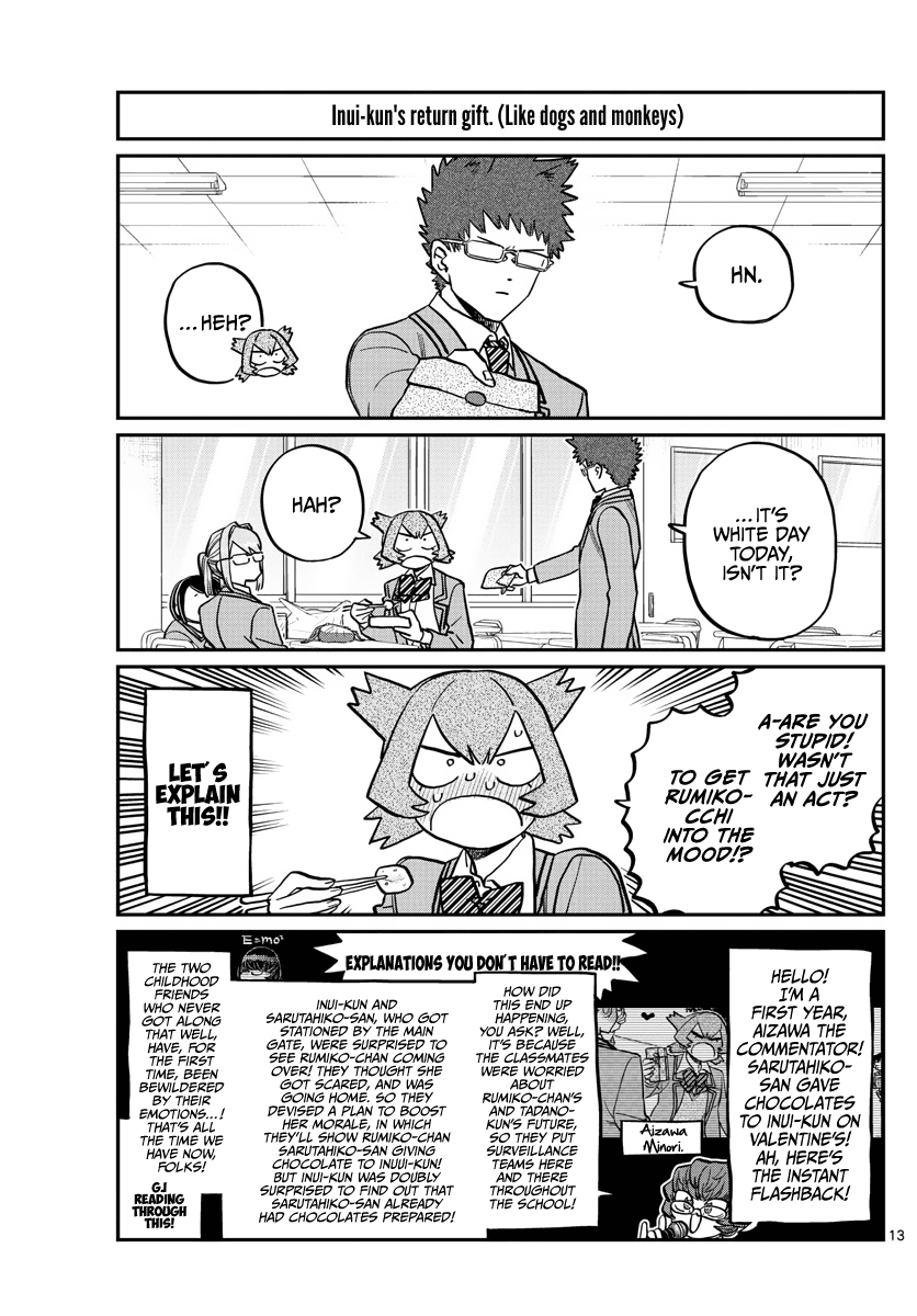 Komi-san wa Komyushou Desu Chapter 316 page 13 - Chapter 316: Everyone's White Day