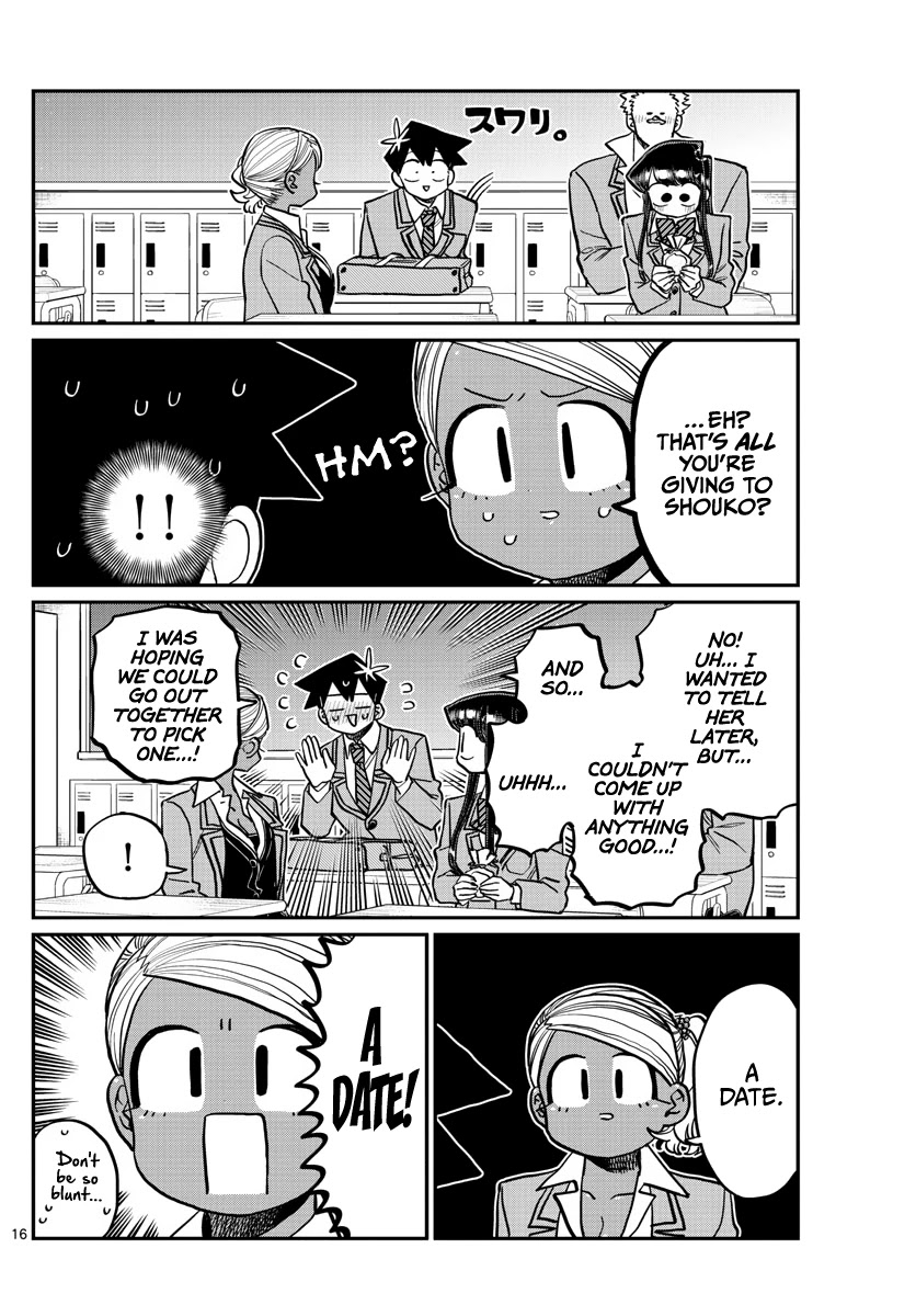 Komi-san wa Komyushou Desu Chapter 316 page 16 - Chapter 316: Everyone's White Day