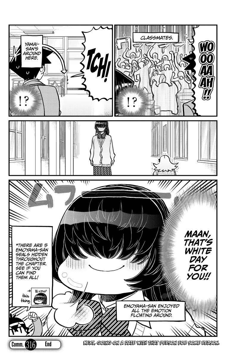 Komi-san wa Komyushou Desu Chapter 316 page 18 - Chapter 316: Everyone's White Day