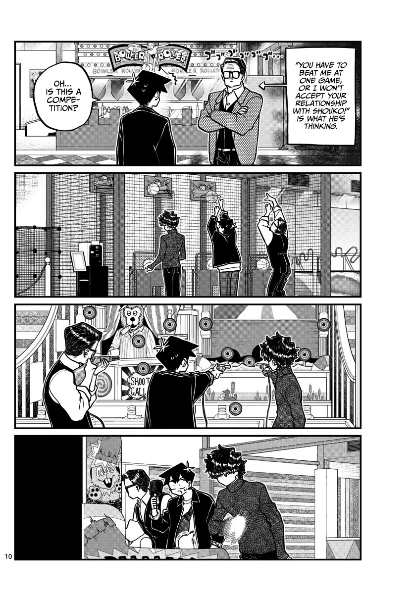 Komi-san wa Komyushou Desu Chapter 317 page 10 - Chapter 317: Date (with Dad)