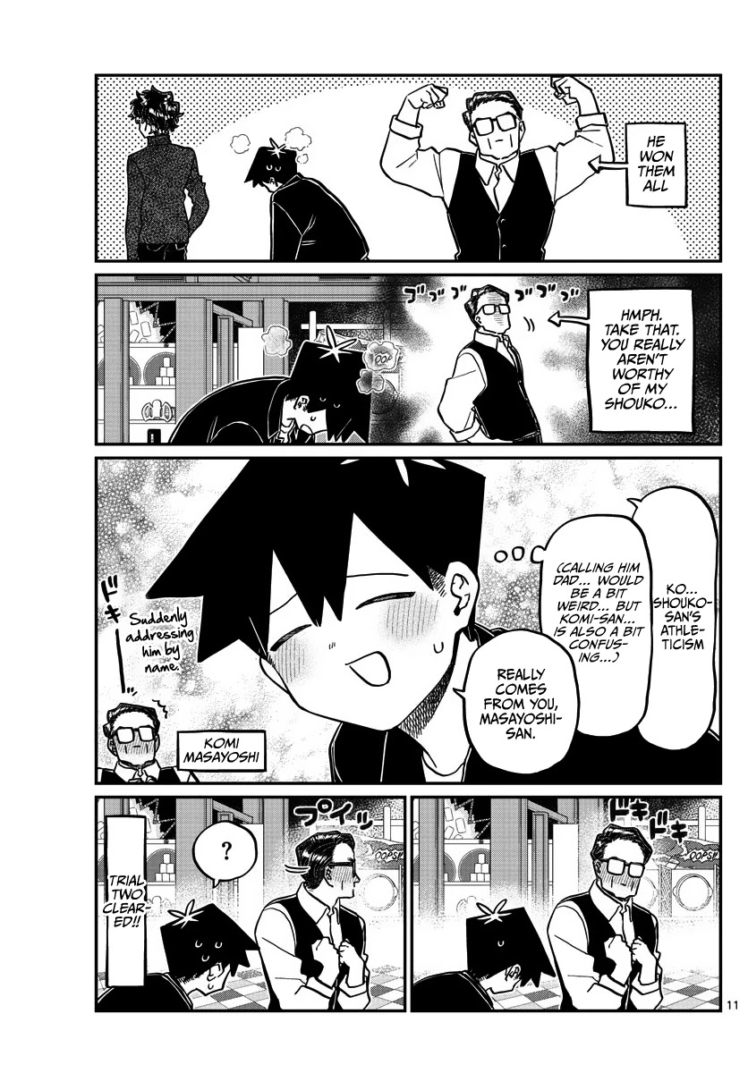 Komi-san wa Komyushou Desu Chapter 317 page 11 - Chapter 317: Date (with Dad)