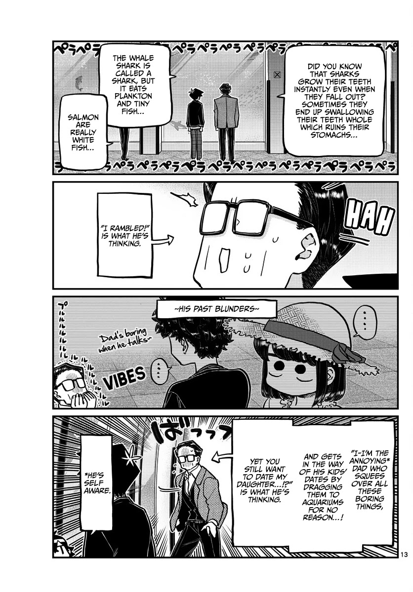Komi-san wa Komyushou Desu Chapter 317 page 13 - Chapter 317: Date (with Dad)