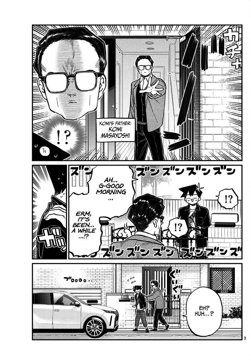 Komi-san wa Komyushou Desu Chapter 317 page 3 - Chapter 317: Date (with Dad)