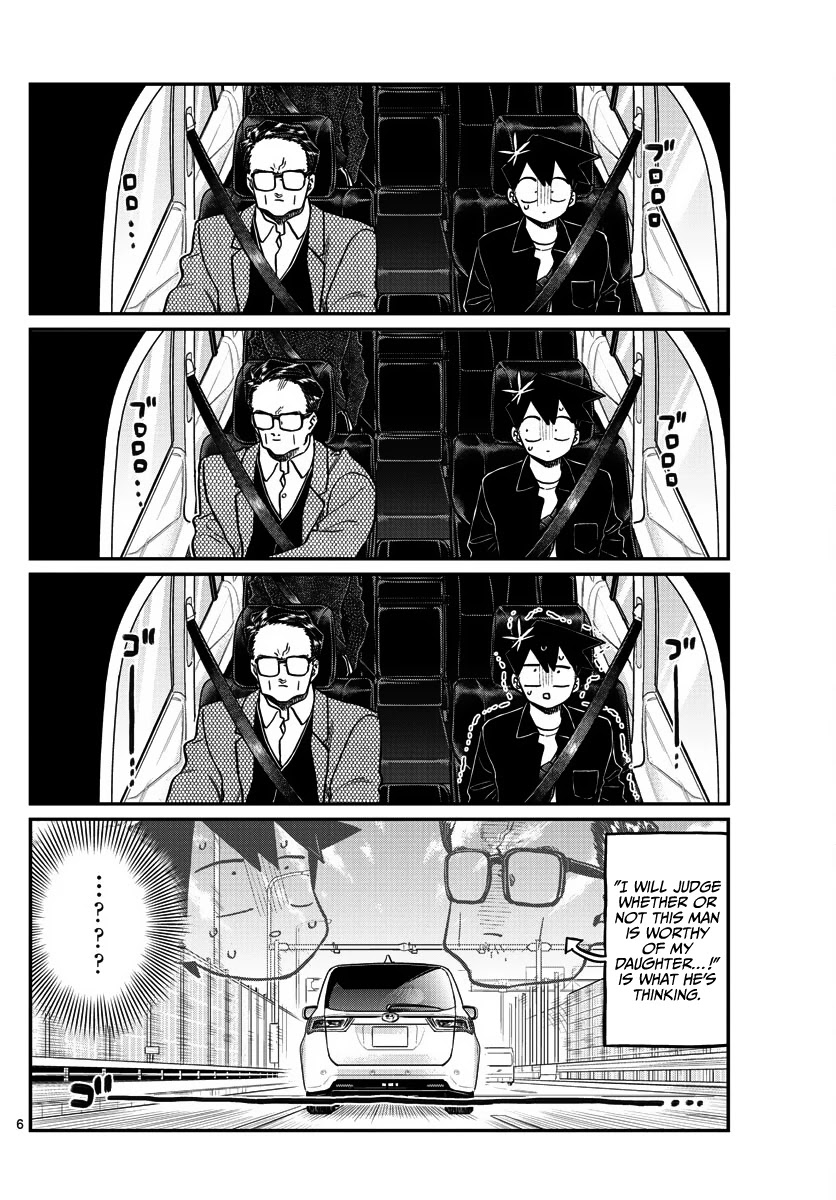 Komi-san wa Komyushou Desu Chapter 317 page 6 - Chapter 317: Date (with Dad)
