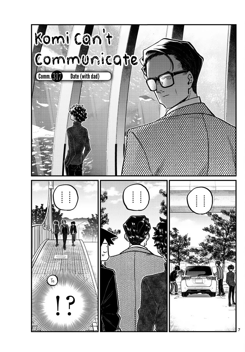 Komi-san wa Komyushou Desu Chapter 317 page 7 - Chapter 317: Date (with Dad)