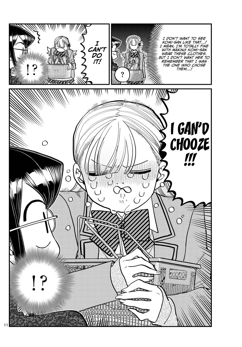Komi-san wa Komyushou Desu Chapter 318 page 10 - Chapter 318: Clothes for the Date
