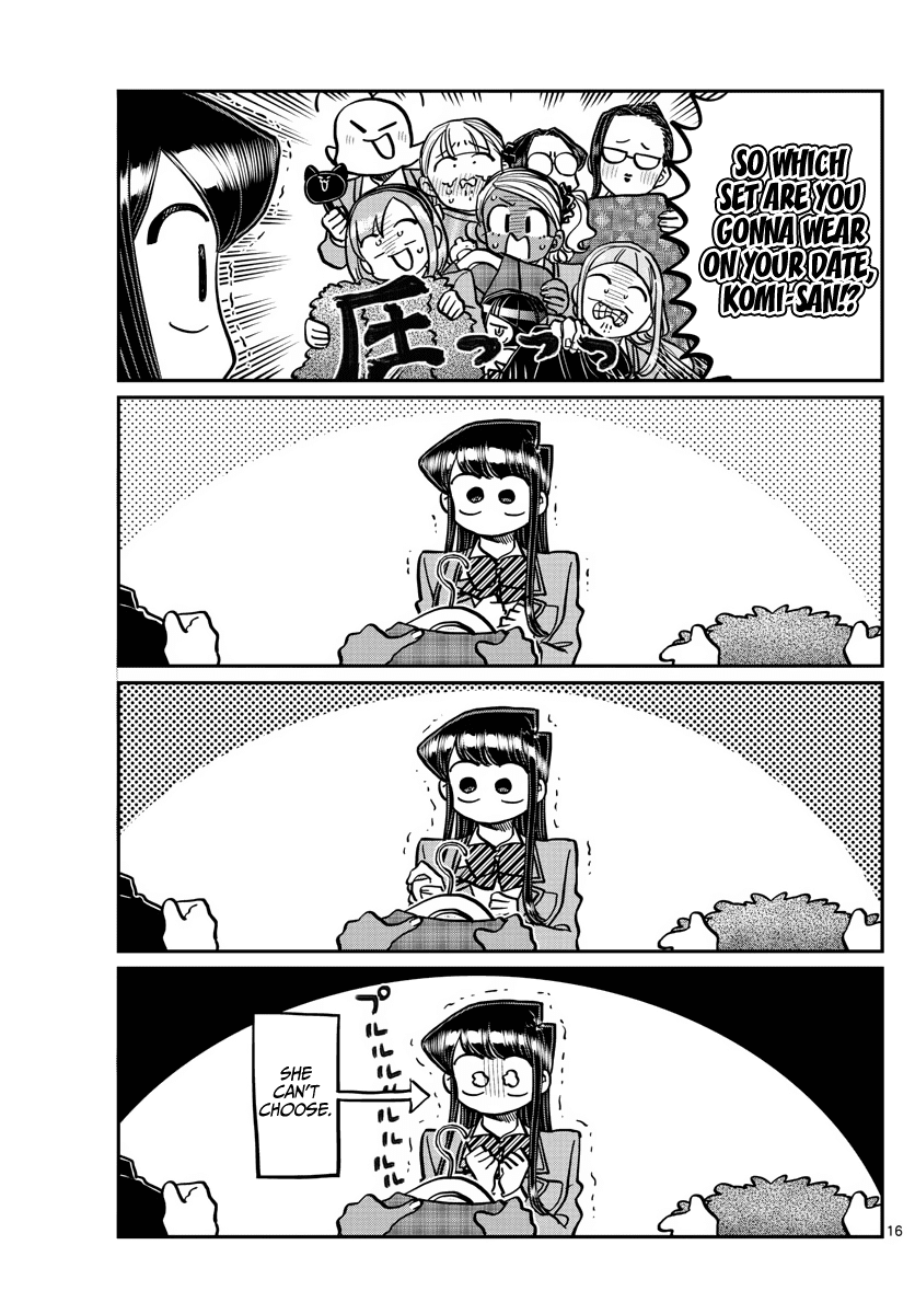 Komi-san wa Komyushou Desu Chapter 318 page 15 - Chapter 318: Clothes for the Date
