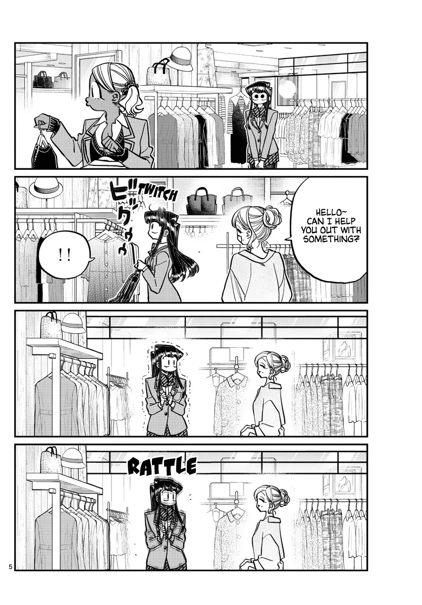 Komi-san wa Komyushou Desu Chapter 318 page 4 - Chapter 318: Clothes for the Date