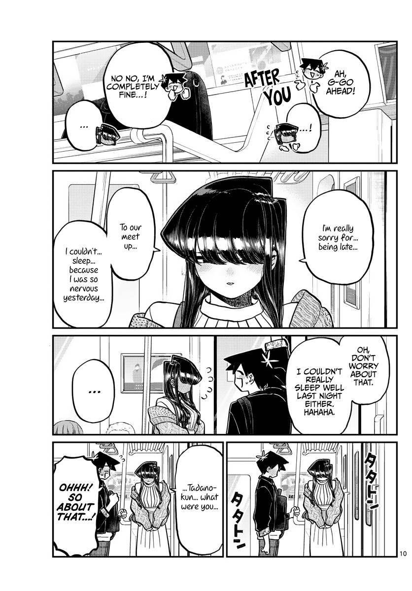 Komi-san wa Komyushou Desu Chapter 319 page 10 - Chapter 319: The Actual Date