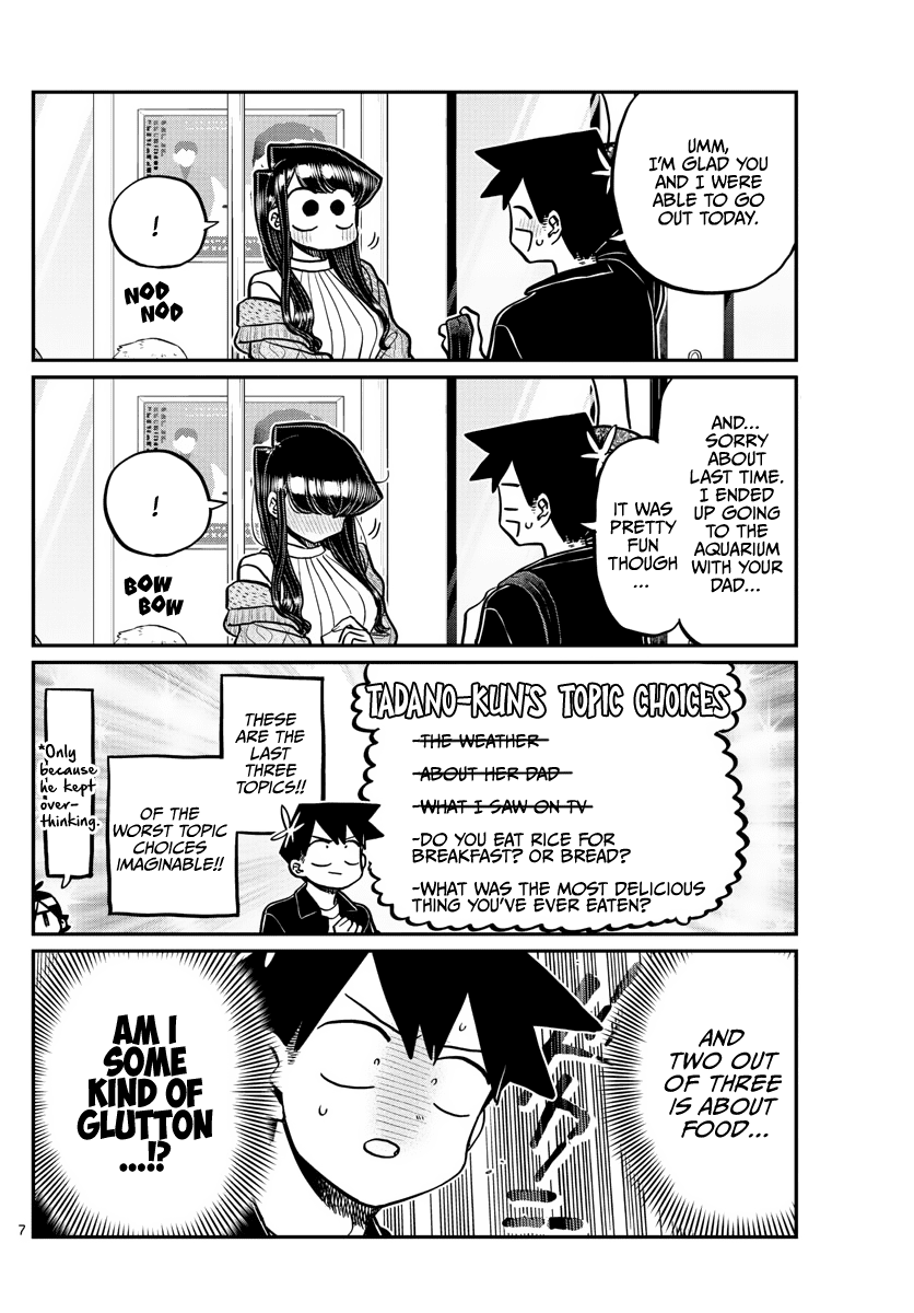 Komi-san wa Komyushou Desu Chapter 319 page 7 - Chapter 319: The Actual Date