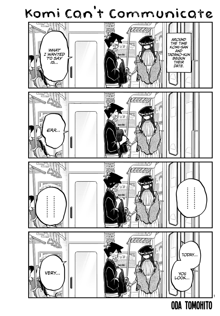 Komi-san wa Komyushou Desu Chapter 321 page 1 - Chapter 321: The Date from the sidelines