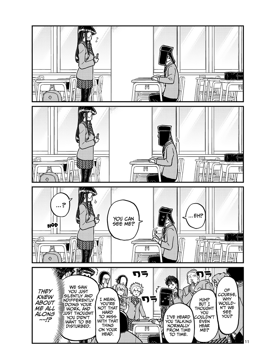 Komi-san wa Komyushou Desu Chapter 323 page 11 - Chapter 323: Second Year Graduation Ceremony