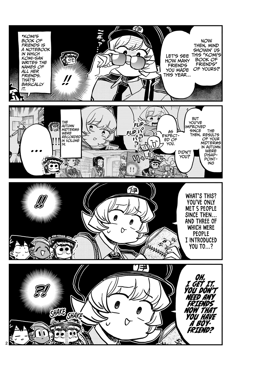 Komi-san wa Komyushou Desu Chapter 323 page 2 - Chapter 323: Second Year Graduation Ceremony