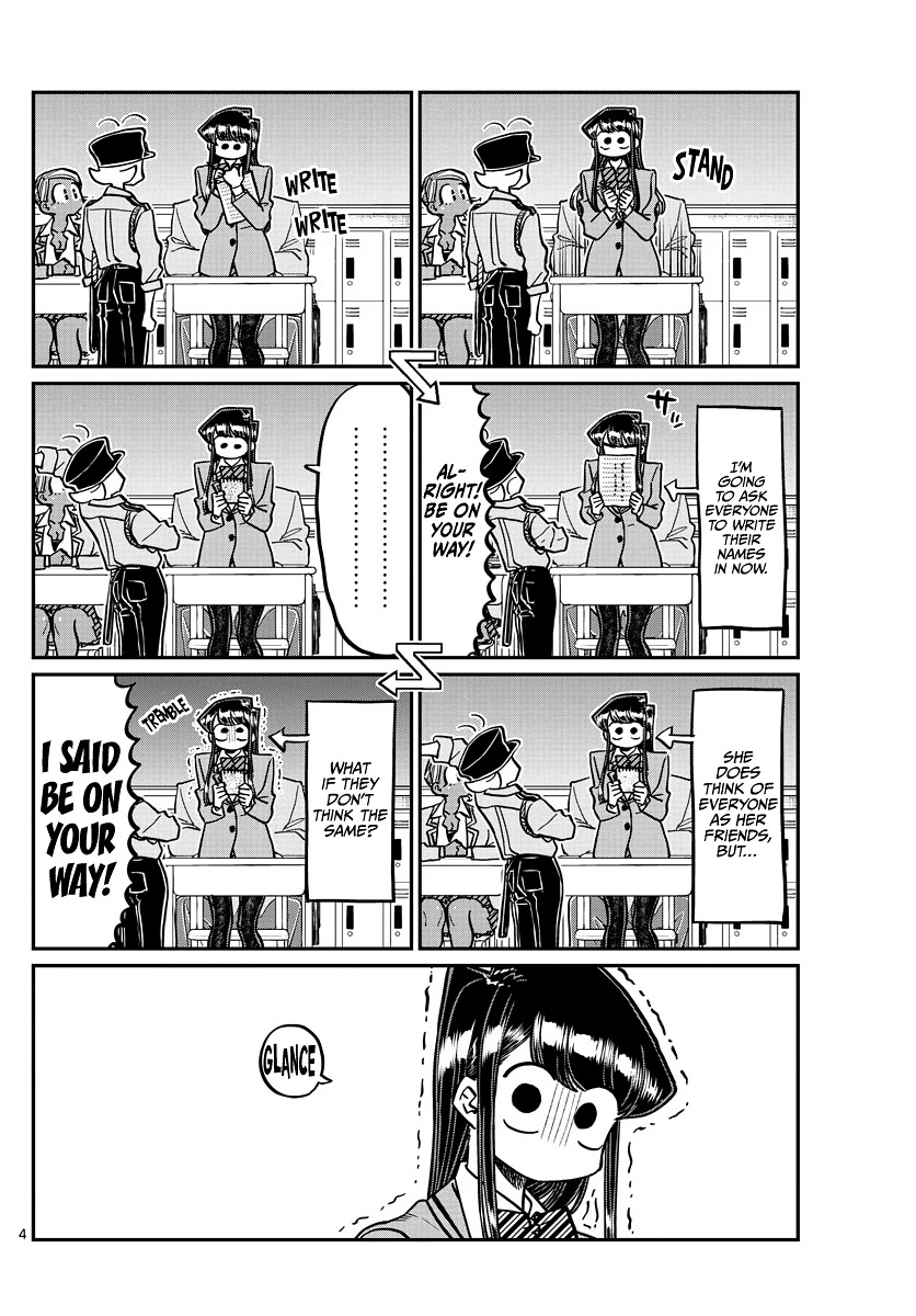Komi-san wa Komyushou Desu Chapter 323 page 4 - Chapter 323: Second Year Graduation Ceremony