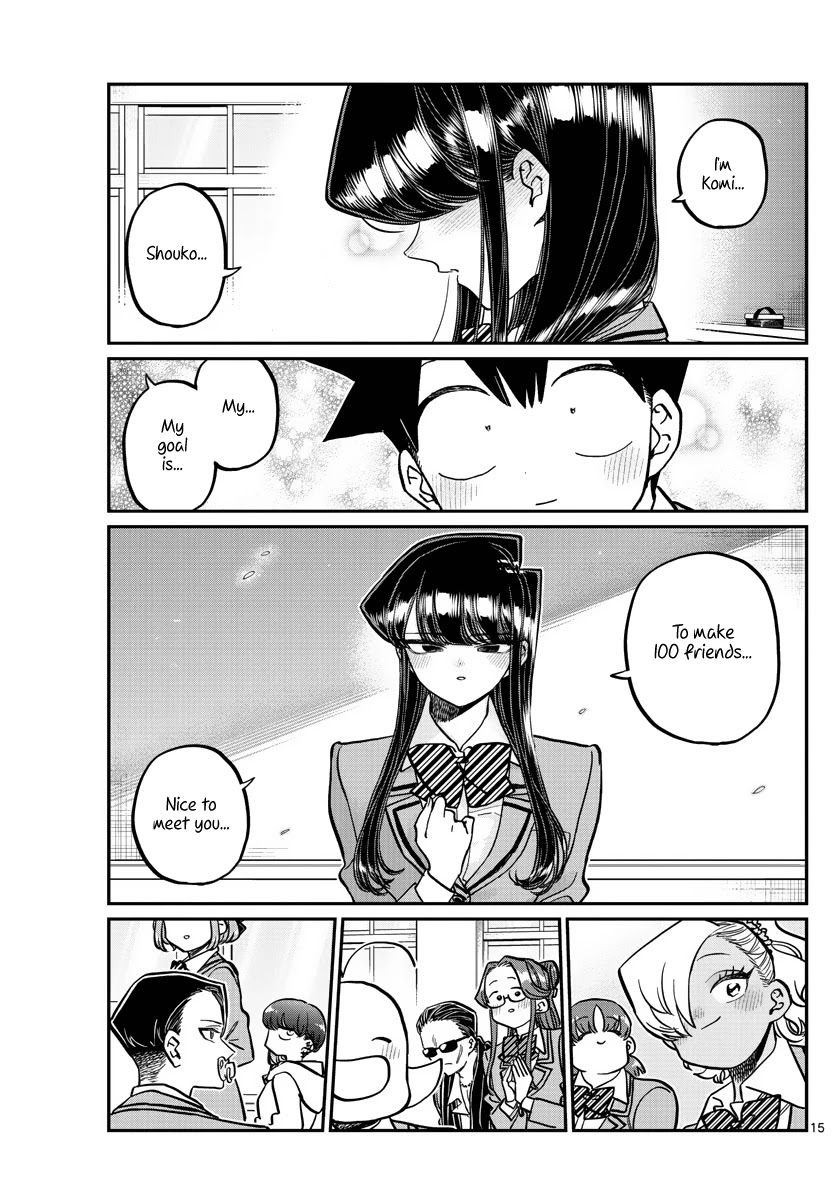 Komi-san wa Komyushou Desu Chapter 325 page 15 - Chapter 325: Classmates...