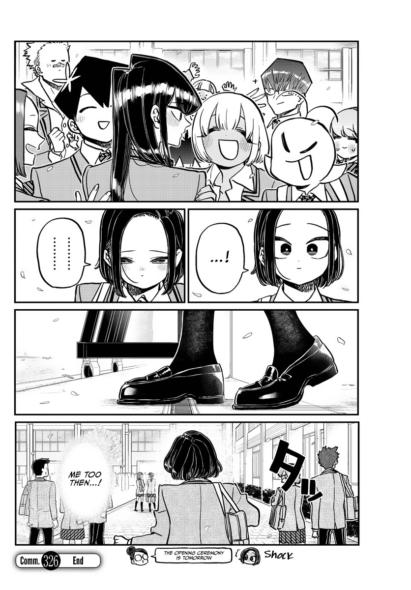 Komi-san wa Komyushou Desu Chapter 326 page 8 - Chapter 326: First Day