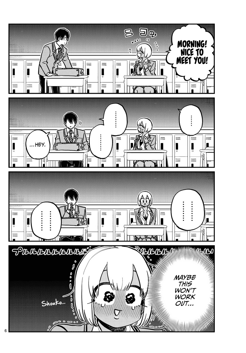 Komi-san wa Komyushou Desu Chapter 327 page 6 - Chapter 327: Rumiko-chan, the third year student.