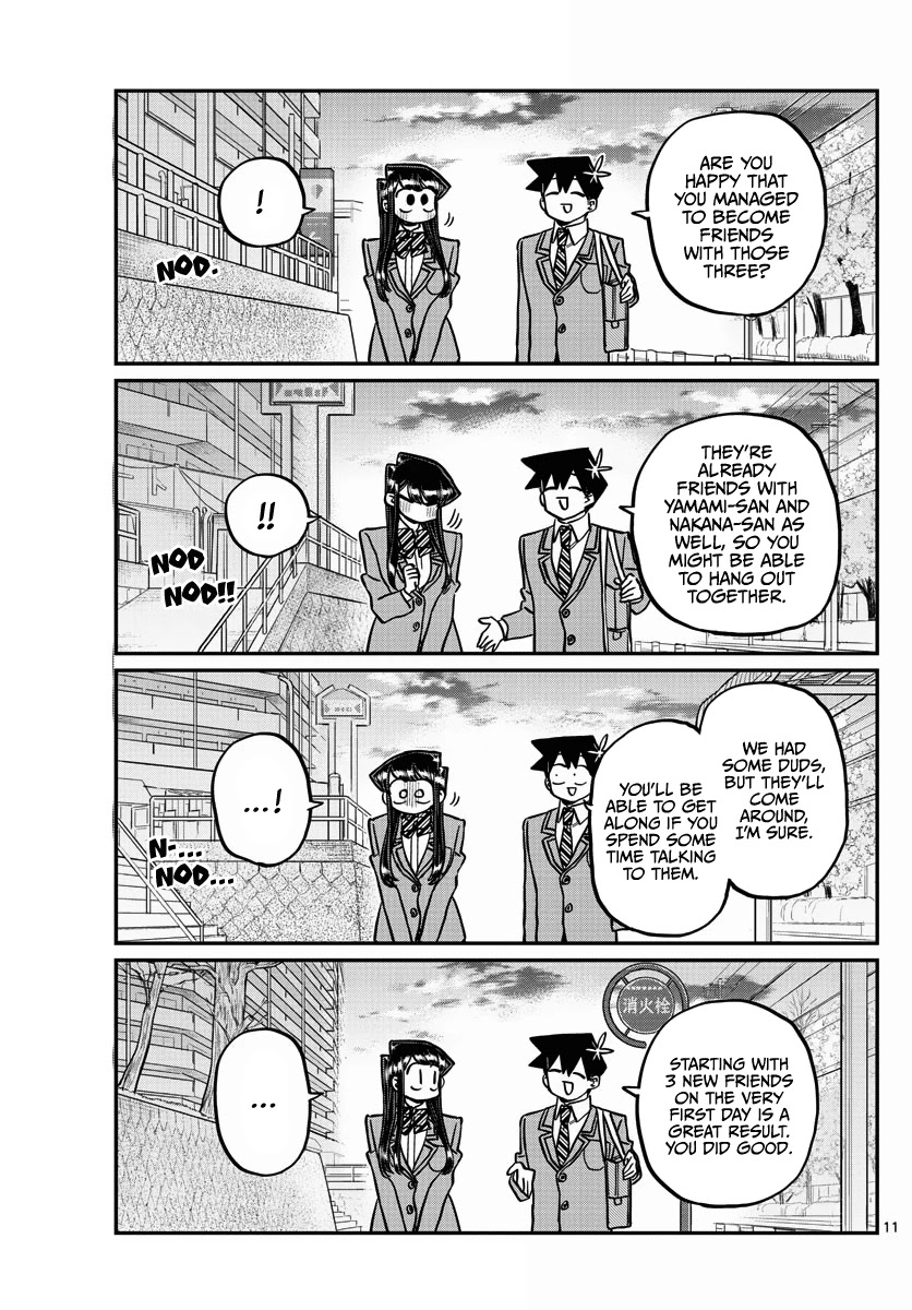 Komi-san wa Komyushou Desu Chapter 329 page 11 - Chapter 329: I Did Good. Yup