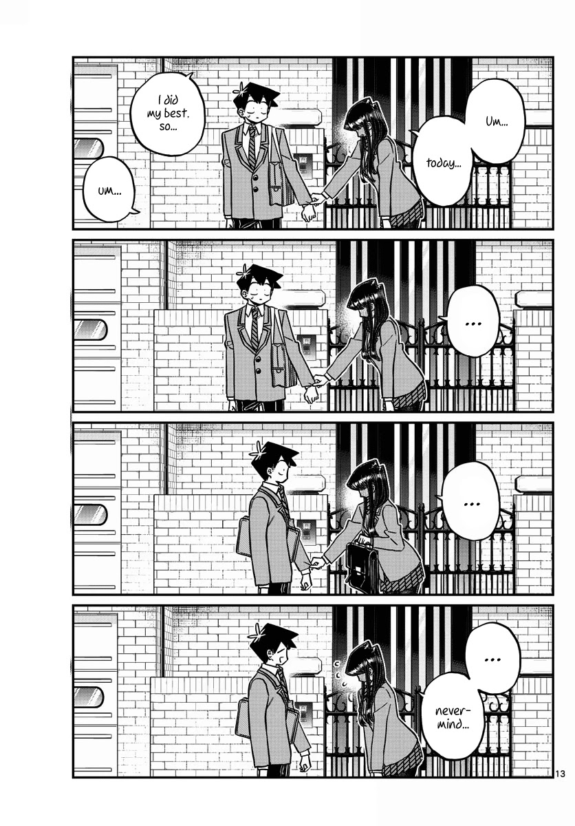 Komi-san wa Komyushou Desu Chapter 329 page 13 - Chapter 329: I Did Good. Yup
