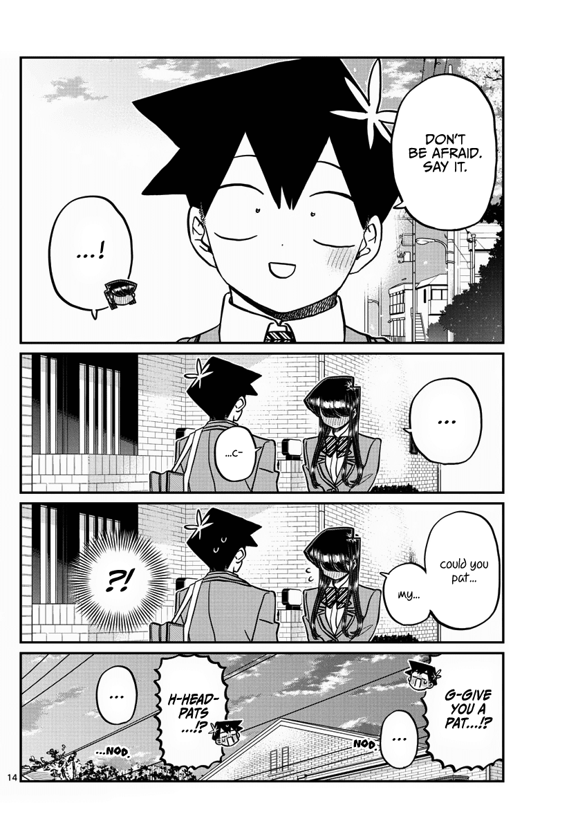 Komi-san wa Komyushou Desu Chapter 329 page 14 - Chapter 329: I Did Good. Yup