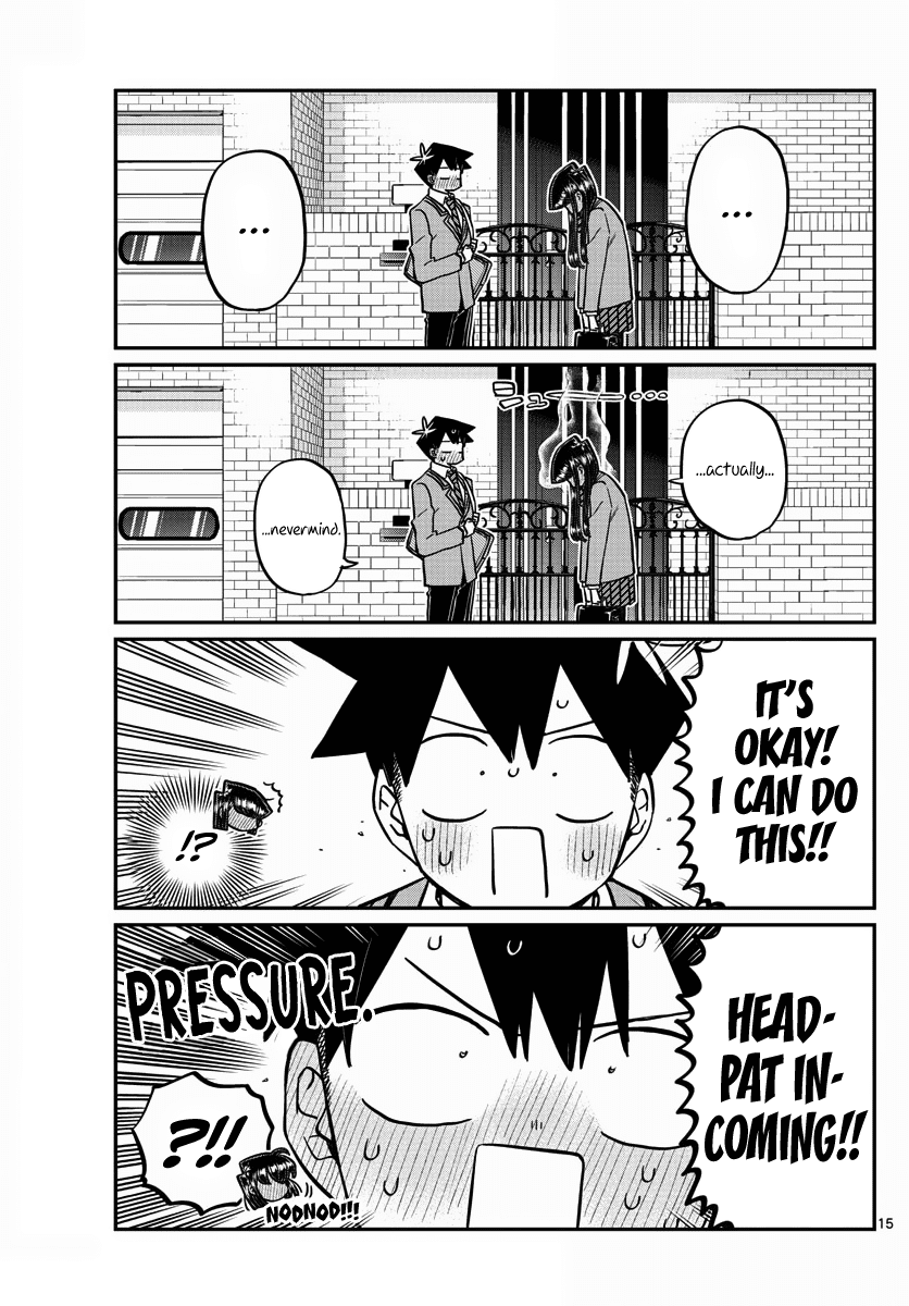 Komi-san wa Komyushou Desu Chapter 329 page 15 - Chapter 329: I Did Good. Yup