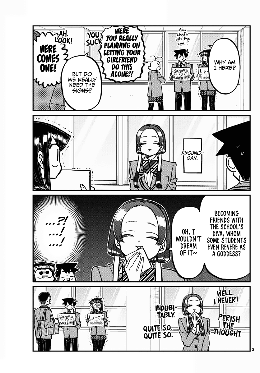 Komi-san wa Komyushou Desu Chapter 329 page 3 - Chapter 329: I Did Good. Yup