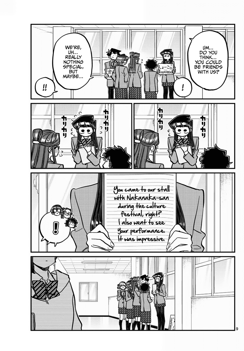 Komi-san wa Komyushou Desu Chapter 329 page 9 - Chapter 329: I Did Good. Yup