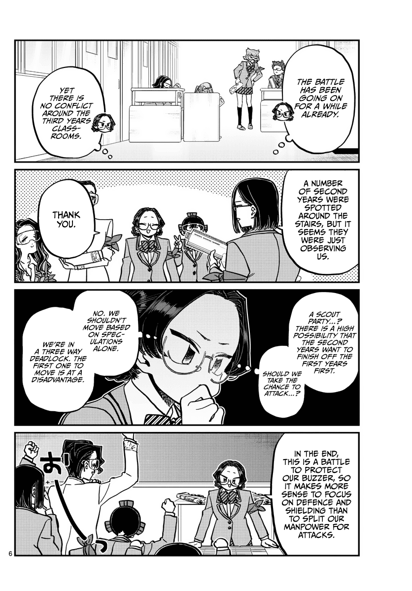 Komi-san wa Komyushou Desu Chapter 331 page 6 - Chapter 331: Battle Royale 2