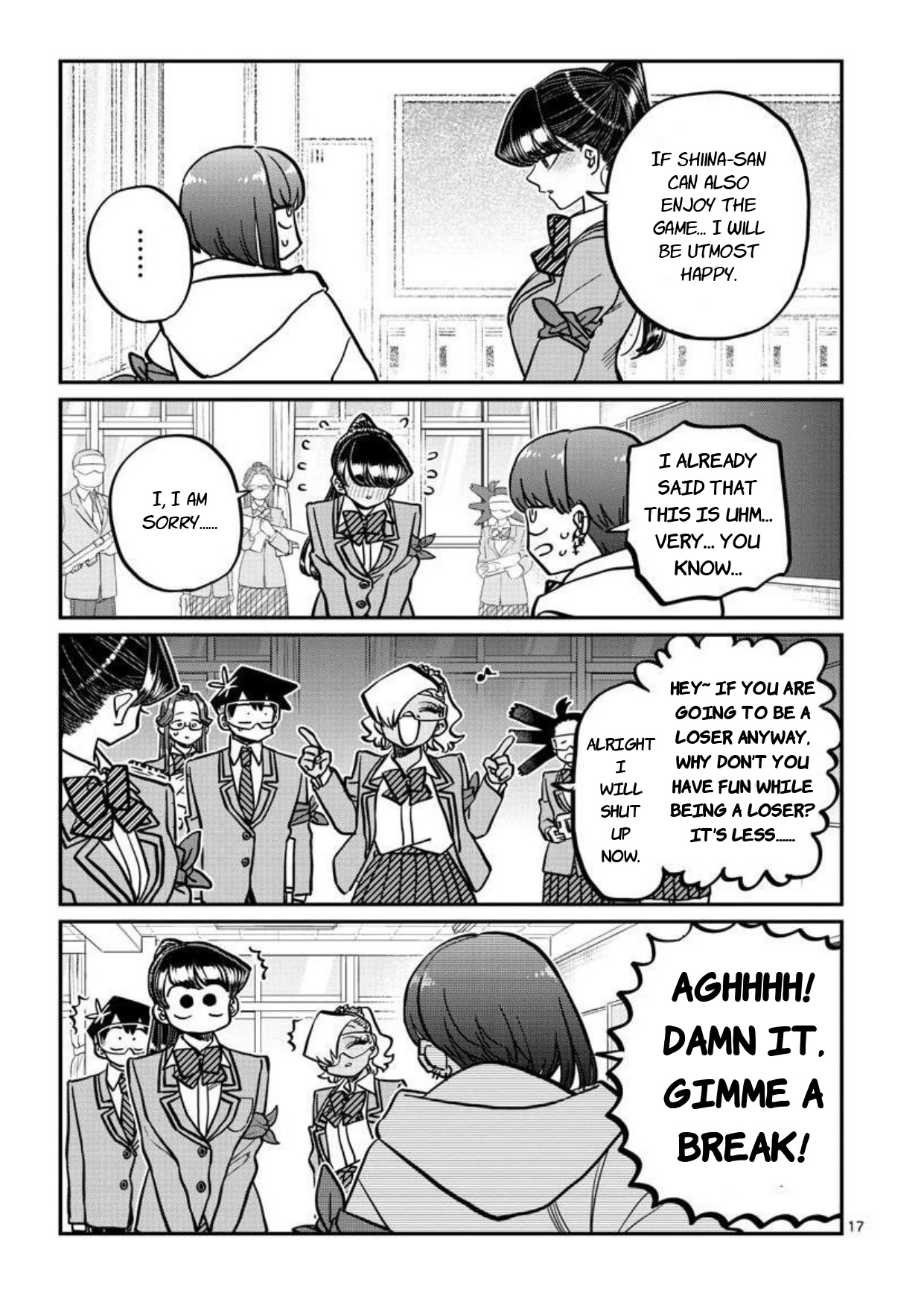 Komi-san wa Komyushou Desu Chapter 332 page 18 - Chapter 332: Shiina-san
