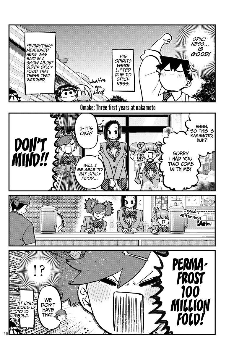 Komi-san wa Komyushou Desu Chapter 337 page 16 - Chapter 337: Siberian Tanmen Nakamoto