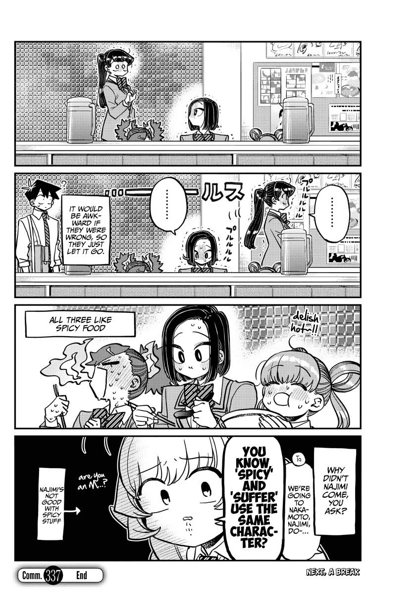 Komi-san wa Komyushou Desu Chapter 337 page 18 - Chapter 337: Siberian Tanmen Nakamoto