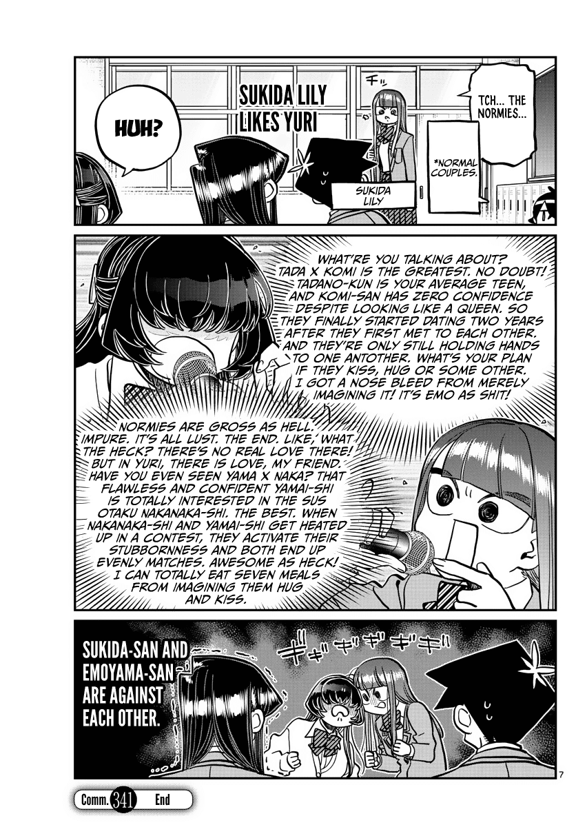 Komi-san wa Komyushou Desu Chapter 341 page 7 - Chapter 341: After Recreation