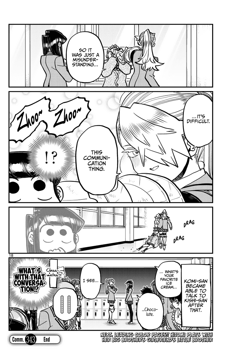 Komi-san wa Komyushou Desu Chapter 343 page 19 - Chapter 343: Knight 2