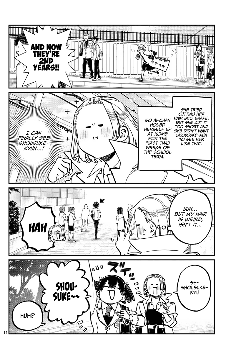Komi-san wa Komyushou Desu Chapter 344 page 10 - Chapter 344: Class Change