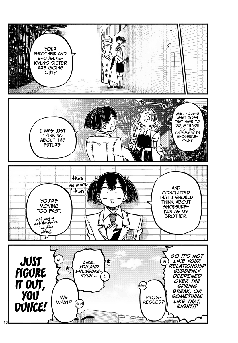 Komi-san wa Komyushou Desu Chapter 344 page 12 - Chapter 344: Class Change