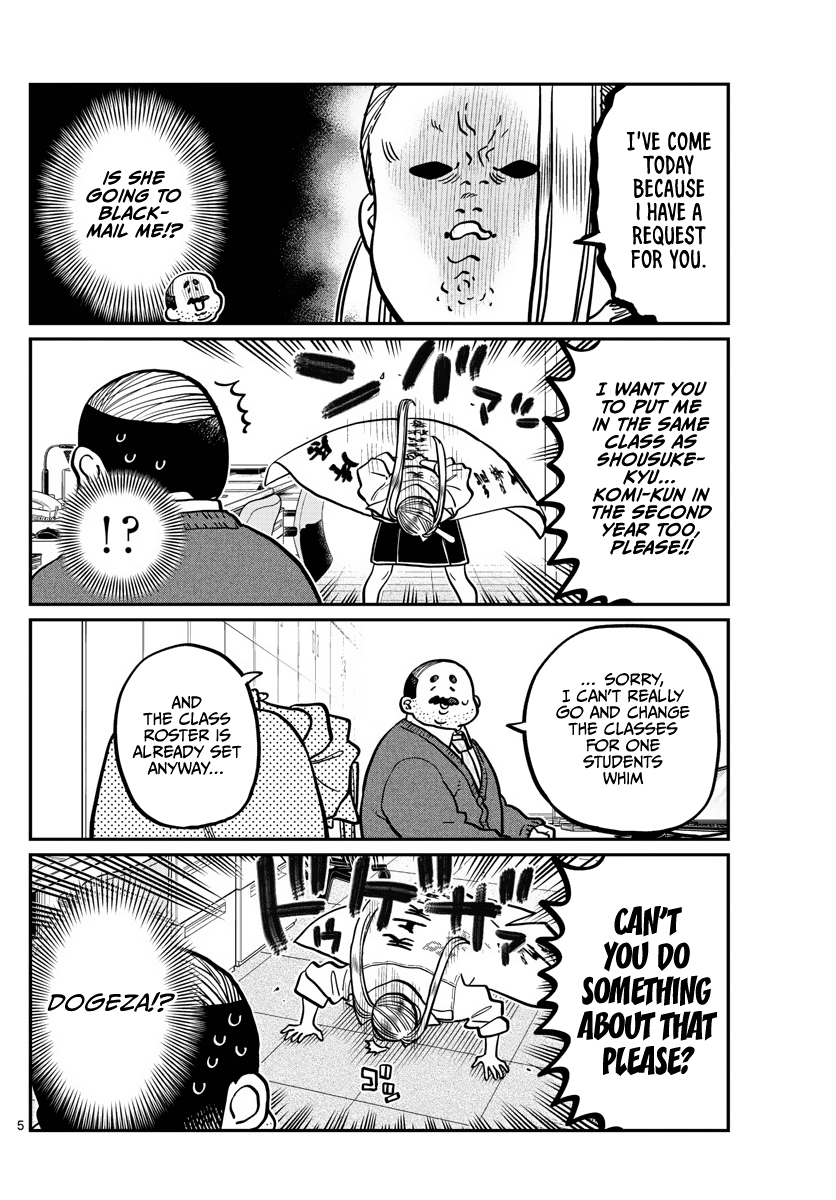 Komi-san wa Komyushou Desu Chapter 344 page 4 - Chapter 344: Class Change