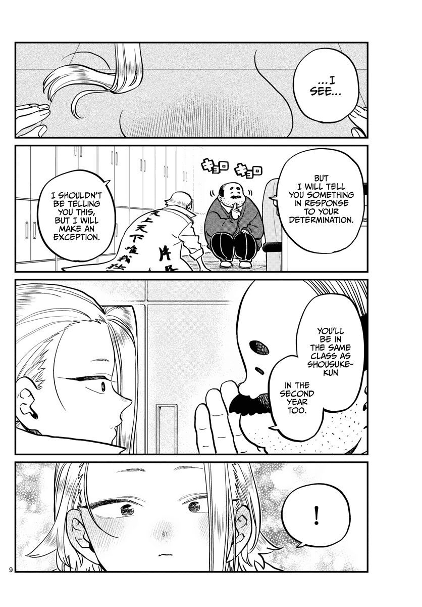 Komi-san wa Komyushou Desu Chapter 344 page 8 - Chapter 344: Class Change