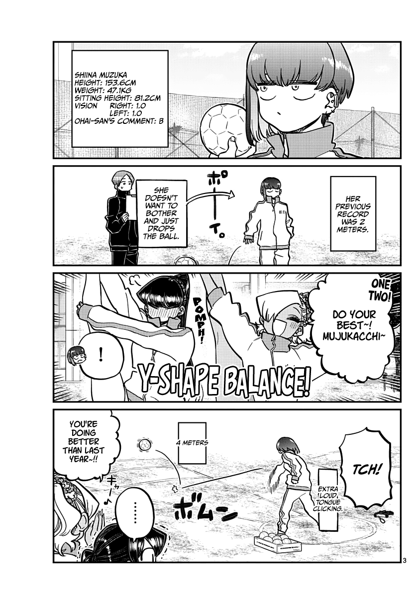 Komi-san wa Komyushou Desu Chapter 346 page 3 - Chapter 346: Third Year's Physical Measurements