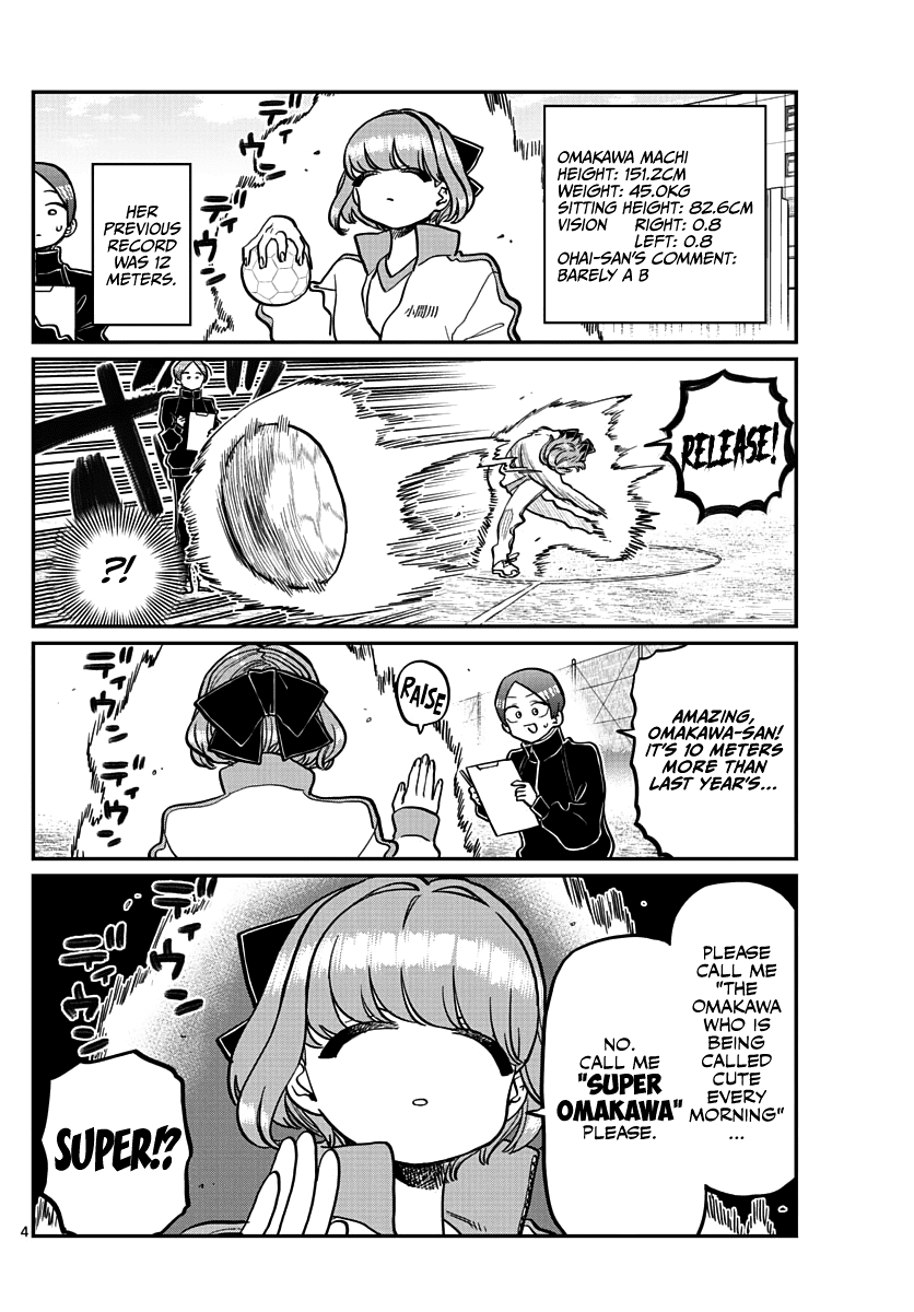 Komi-san wa Komyushou Desu Chapter 346 page 4 - Chapter 346: Third Year's Physical Measurements